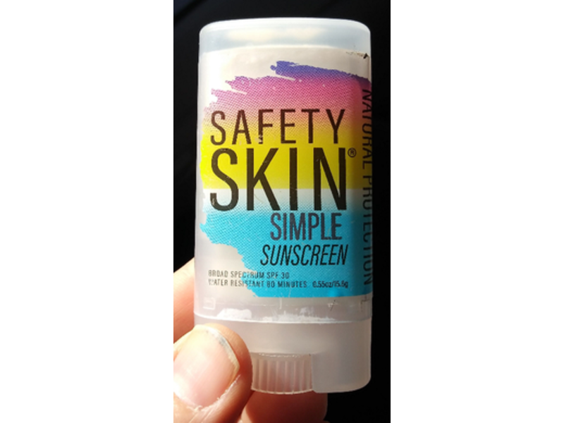 Safety Skin Simple Sunscreen Stick, SPF 30, 0.55 oz
