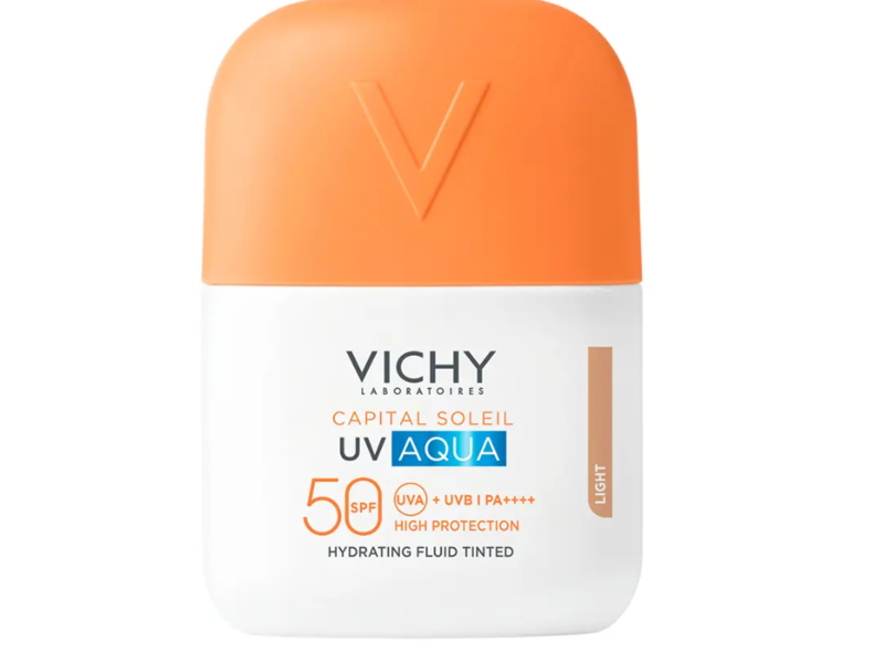 Vichy Capital Soleil UV-Aqua Sunscreen, SPF 50 PA++++, Light Tinted, 50 mL
