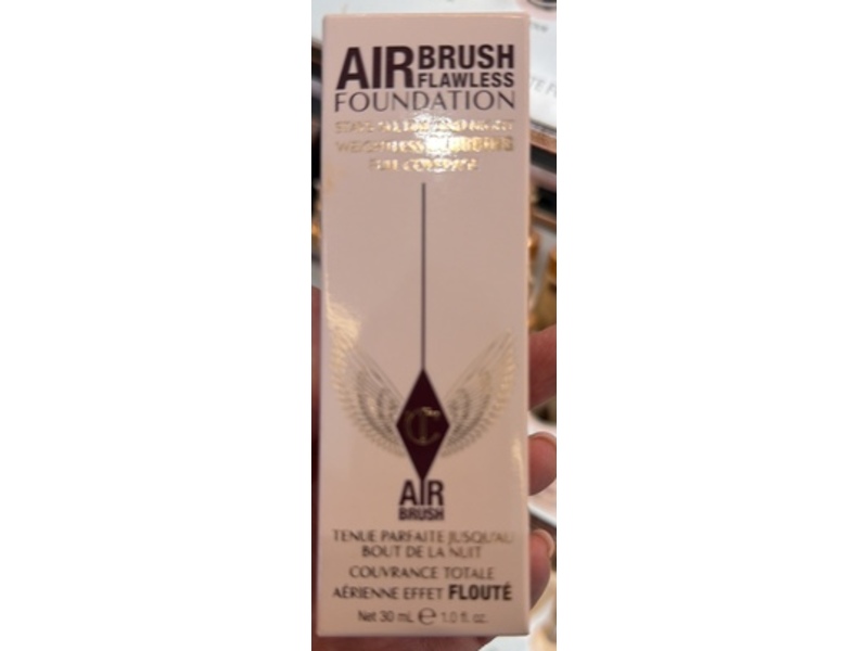 Charlotte Tilbury Airbrush Flawless Foundation, 4 Cool, 1 fl oz/30 mL