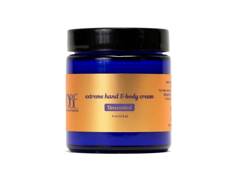 Organic Body Essentials Extreme Hand & Body Cream, Unscented, 4 oz/113 g