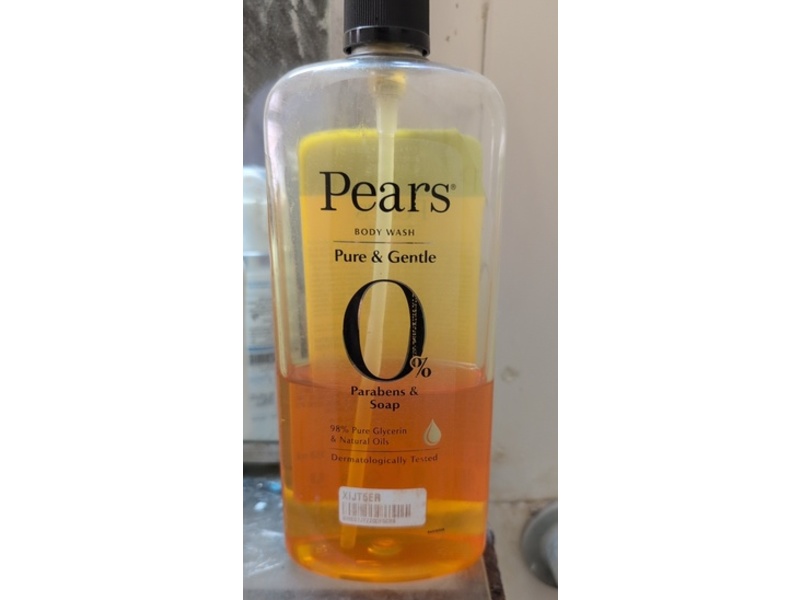 Pears Body Wash, Pure & Gentle, 750 mL