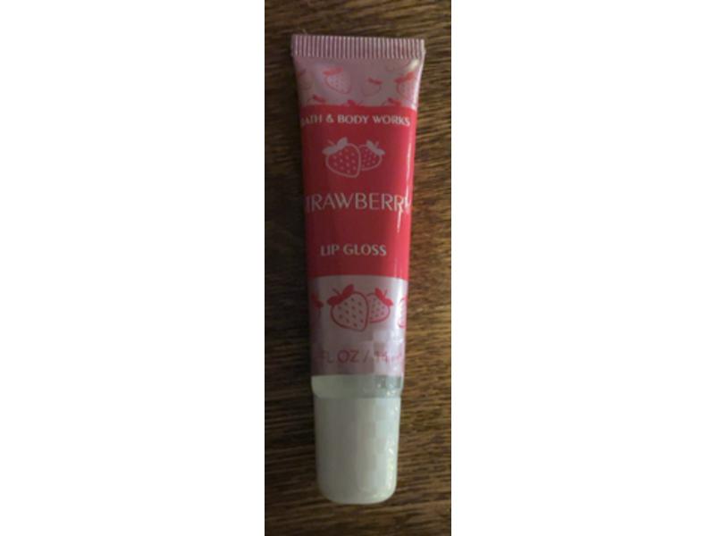 Bath & Body Works Strawberry Lip Gloss, 0.47 fl oz/14 mL
