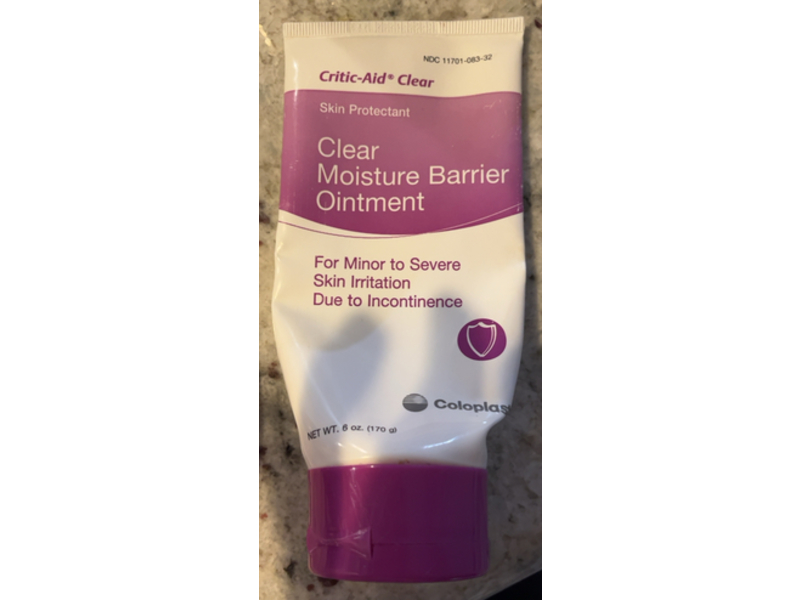Coloplast Critic-Aid Clear Moisture Barrier Ointment, 6 oz/170 g