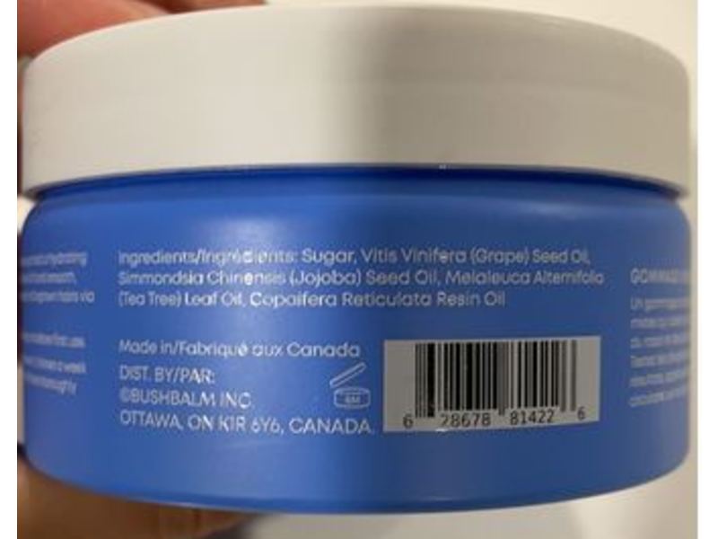 Bushbalm Ingrown Hair Exfoliating Scrub, Nude, 8 fl oz/236 mL