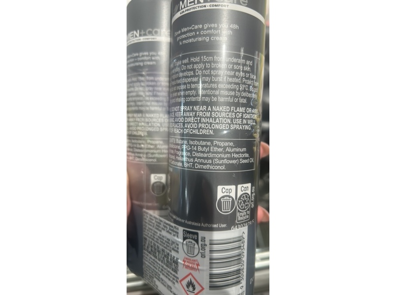 Dove Men + Care Stain Defense Antiperspirant Deodorant, 145 g/250 mL, Pack Of 2