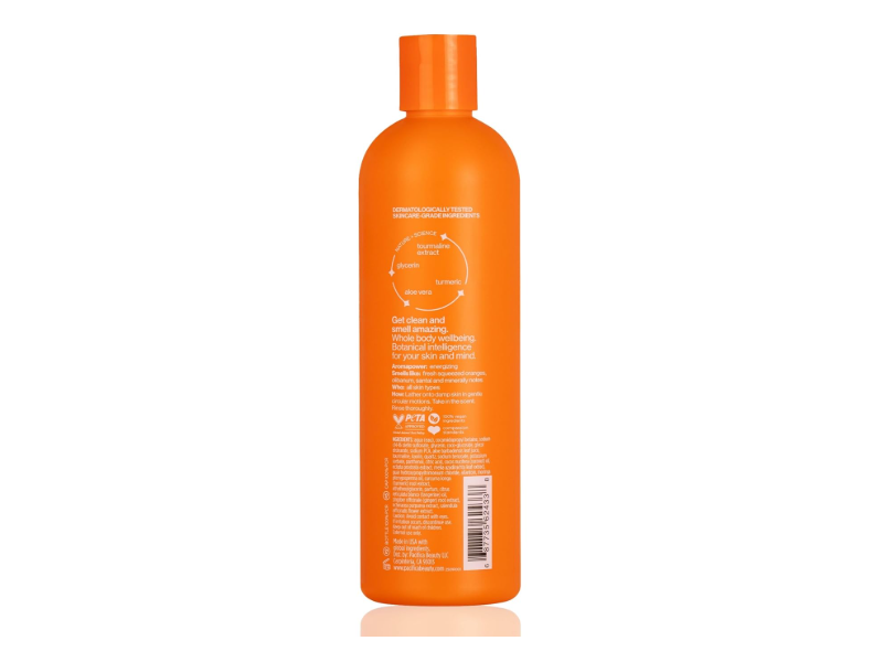 Pacifica Super Hydrating Body Wash, Orange Tourmaline, 12 fl oz/354 mL