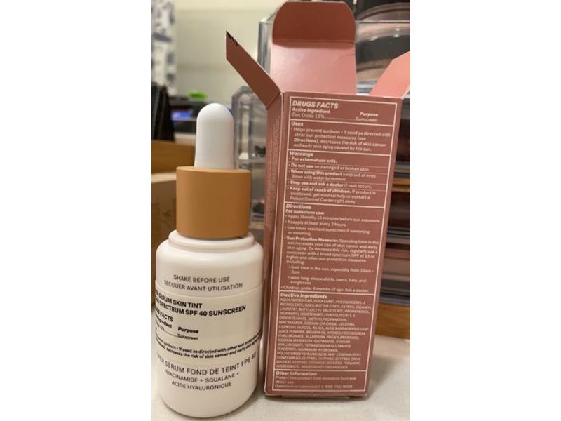 Ilia Super Serum Skin Tint, SPF 40, Bom Bom ST-5, 1 fl oz/30 mL