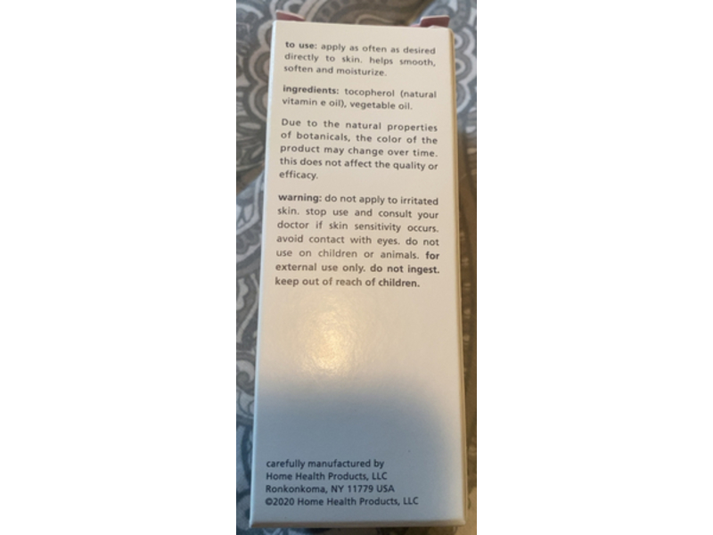 Home Health Skin Beauty Oil, Vitamin E, 2.5 fl oz/74 mL