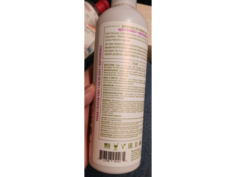 Petal Fresh Pure Super Foods Color Shield Shampoo, Vitamin C & Macadamia Oil, 12 fl oz/355 mL