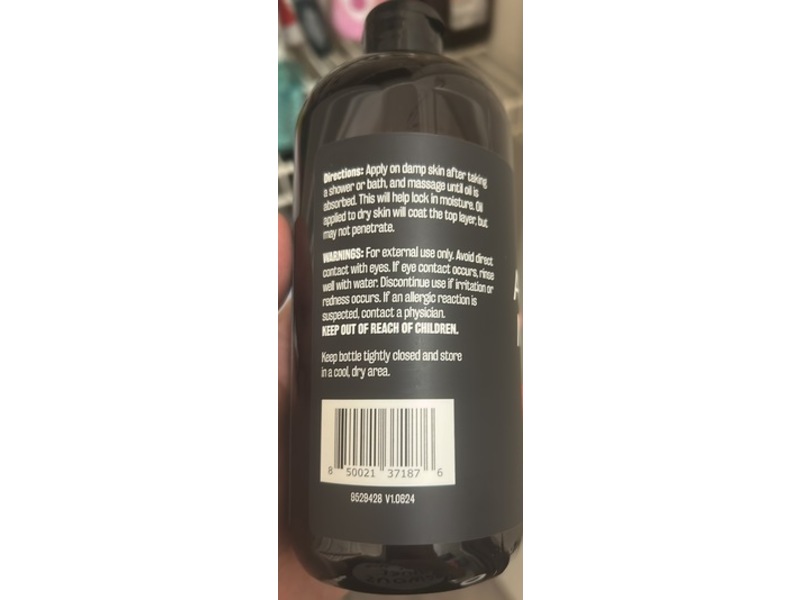 M3 Naturals Anti-Cellulite Massage Oil, Collagen + Stem Cell Infused, 16 fl oz/473 mL