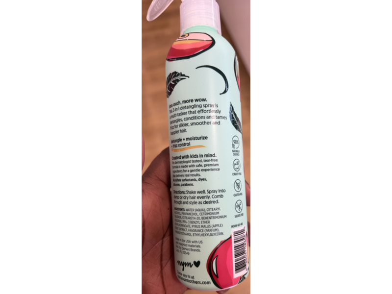 Not Your Mother's Kids Daily Care 3 - In - 1 Detangler, Red Apple, 8 Fl oz/236 mL