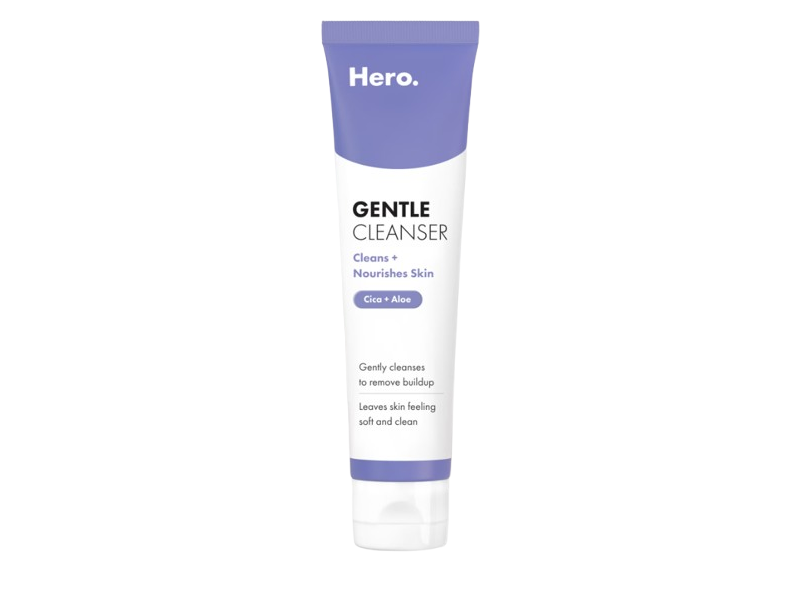 Hero Cosmetics Gentle Cleanser, Aloe + Cica, 5.07 fl oz/150 mL