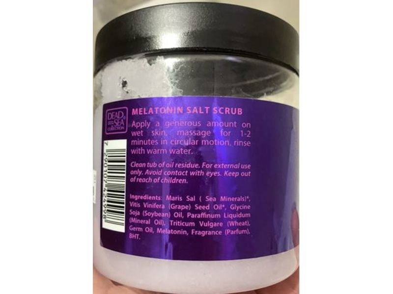 Dead Sea Collection Body Scrub Melatonin, Sleep Support