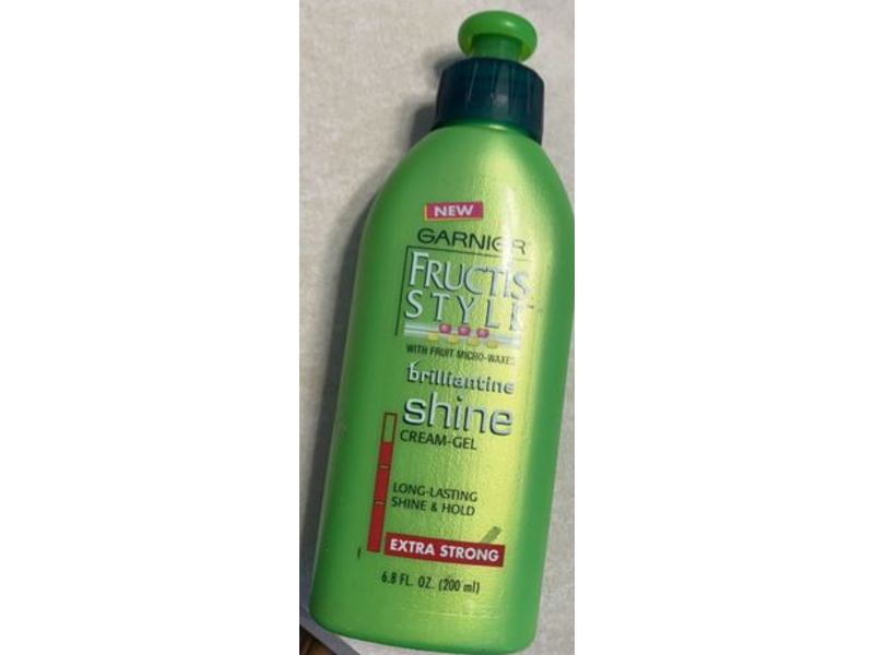 Garnier Fructis Style Brilliantine Shine Cream Gel, Extra Strong, 6.8 fl oz/200 mL