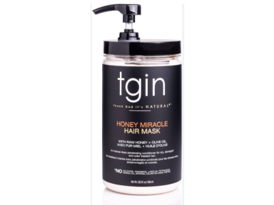 Tgin Honey Miracle Hair Mask, Raw Honey + Olive Oil, 32 fl oz/946 mL