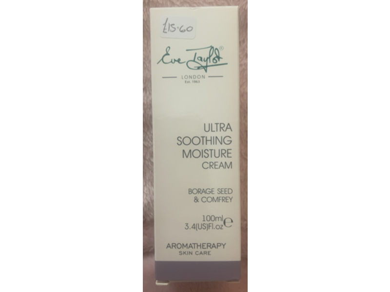 Eve Taylor Ultra Soothing Moisture Cream, Borage Seed & Comfrey, 3.4 fl oz/100 mL