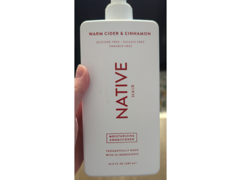 Native Moisturizing Conditioner, Warm Cider & Cinnamon, 16.5 fl oz/487 mL