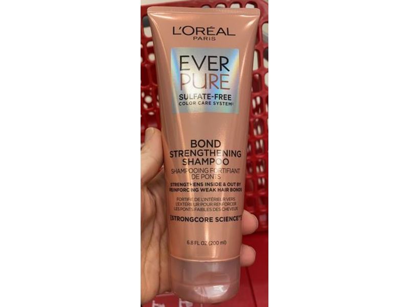 L'Oreal Paris Ever Pure Bond Strengthening Shampoo, Sulfate-Free, 6.8 fl oz/200 mL