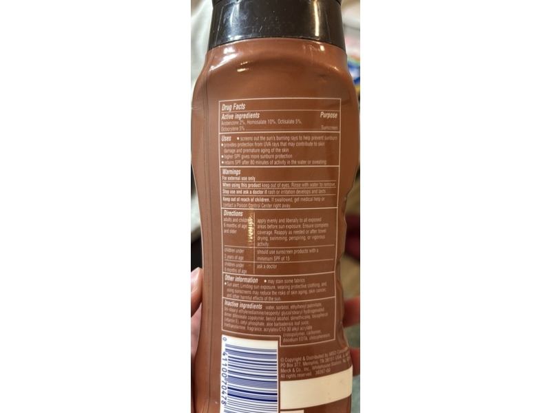 Coppertone Tanning Lotion, SPF 15, Classic Scent, 10.64 fl oz/315 mL