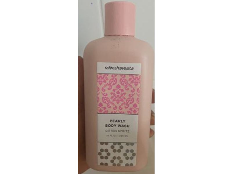 Refreshments Pearly Body Wash, Citrus Spritz, 10 fl oz/295 mL