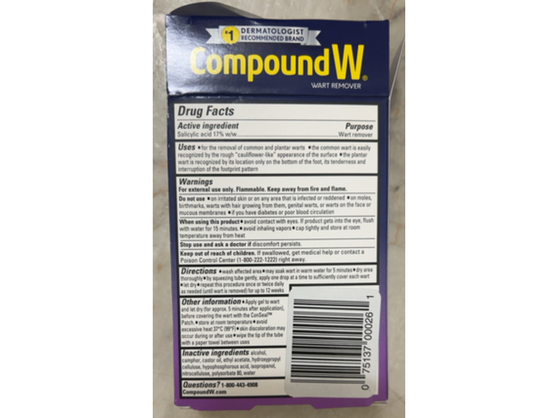 CompoundW Fast Acting Gel + Conseal, 0.25 oz/7 g
