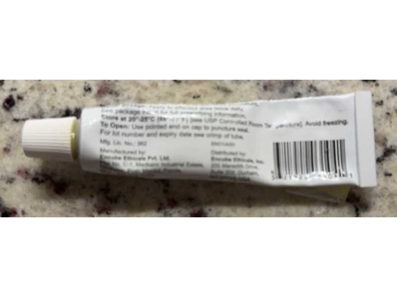 Nystatin and Triamcinolone Acetonide Ointment, 15 g, Encube (Rx)