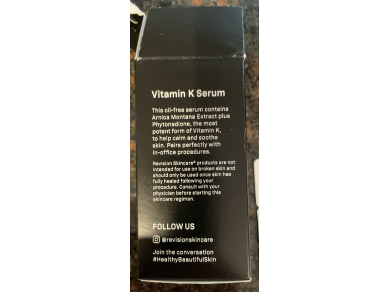 Revision Skincare Serum, Vitamin K, Arnica Montana Extract, 0.5 fl oz/15 mL