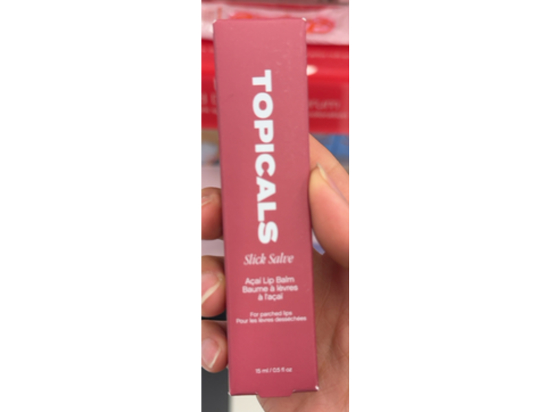 Topicals Slick Salve Lip Balm, Acai, 0.5 fl oz/15 mL