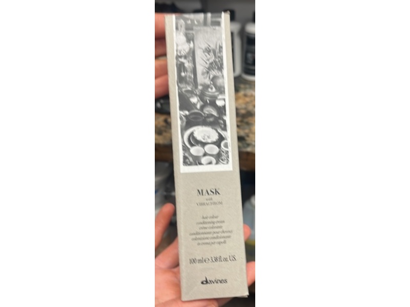 Davines Hair Color Mask & Vibrachrom, Intense Natural, 3.38 oz/100 mL