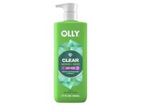 Olly Clear Mood + Skin Vitamin Infused Body Wash, Crisp Vetiver Pear, 17 fl oz/502 mL - thumbnail 1