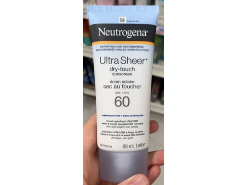 Neutrogena Ultra Sheer Dry-Touch Sunscreen, SPF 60, 88 mL