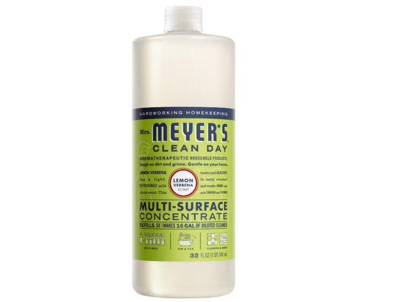 Mrs.Meyer's Multi-Surface Cleaner Concentrate, Lemon Verbena, 32 fl oz/946 mL