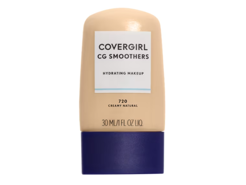 CoverGirl CG Smoothers Foundation, 720 Cream Natural, 1 fl oz/30 mL