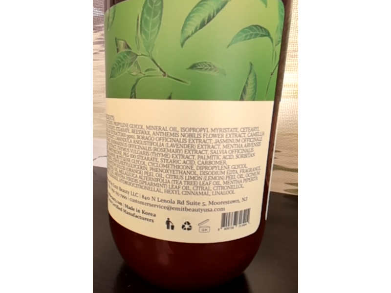 Emit Hand & Body Lotion, Green Tea, 17 fl oz/800 mL