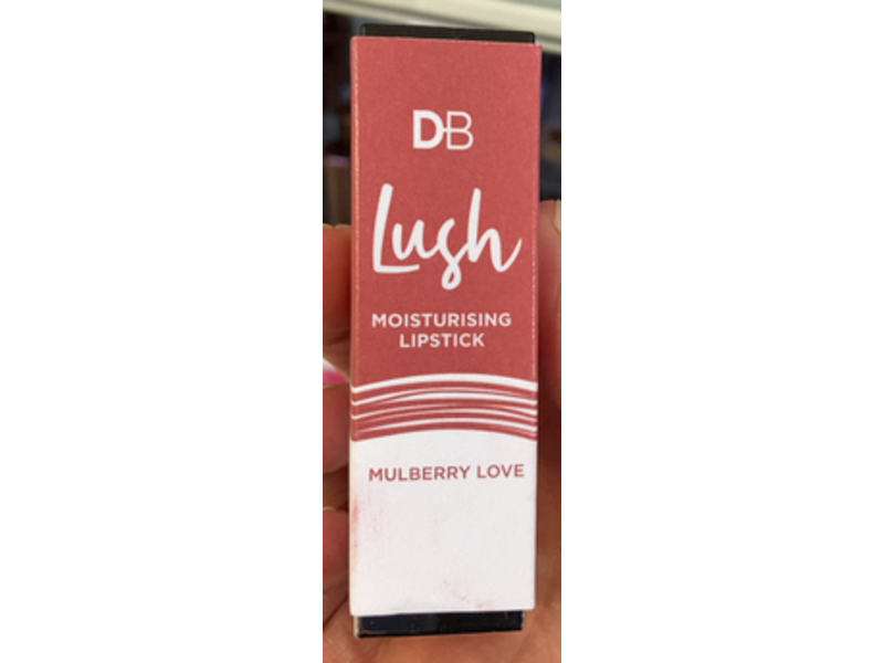 DB Lush Moisturising Lipstick, Mulberry Love, 0.12 oz/3.6 g