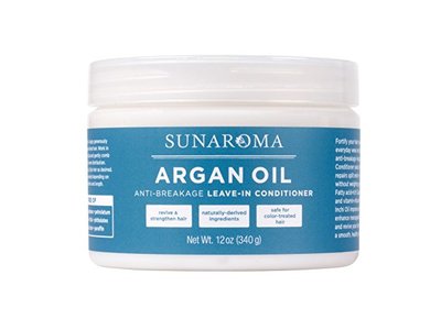 Sunaroma Anti-Breakage Leave-In Conditioner, Argan Oil, 12 oz/340 g