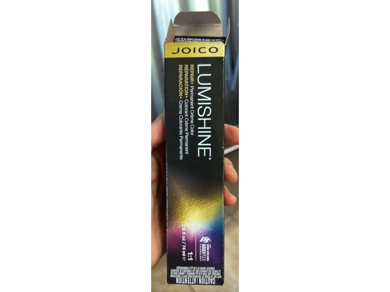 Joico Lumishine Repair + Permanent Creme Color, 6NB, 2.5 fl oz/74 mL
