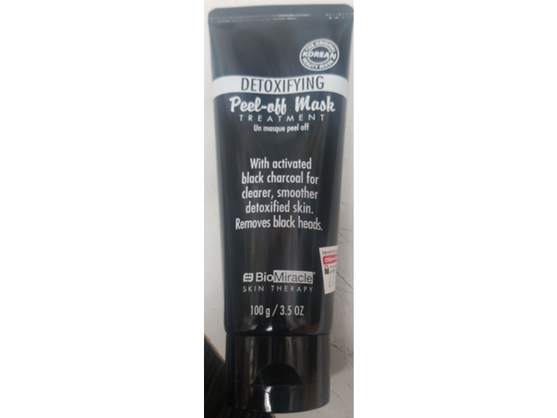 Bio Miracle Detoxifying Peel-Off Mask Treatment, 3.5 oz/100 g