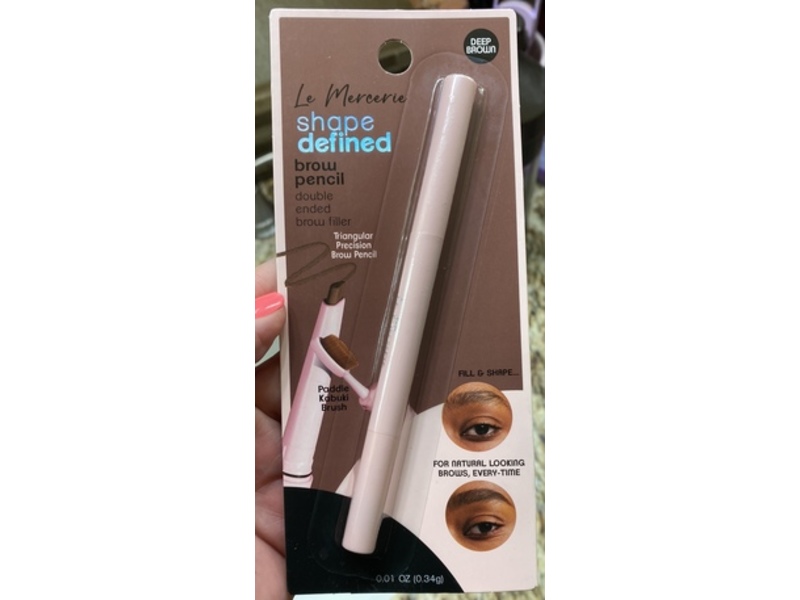 Le Mercerie Shape Defined Brow Pencil, Deep Brown, 0.01 oz/0.34 g
