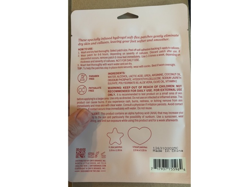 Onyx Professional Smooth It Off Targeted Callus Patches, 8 Count