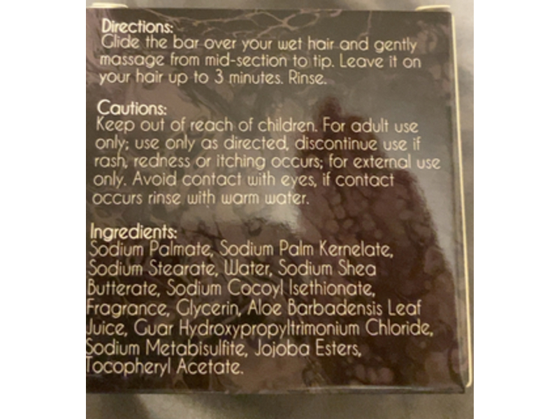 B.Pure African Black Soap Conditioning Bar, Shea Butter & Vitamin E, 3 oz/85 g