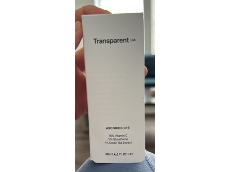 Transparent Lab Ascorbic C15 Serum, 1 fl oz/30 mL