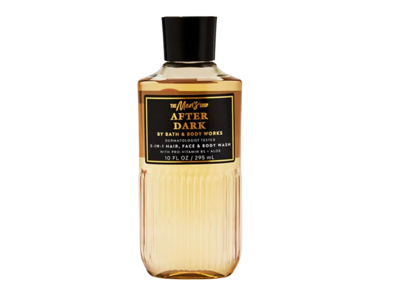 Bath & Body Works The Men's Shop After Dark 3-In-1 Hair, Face & Body Wash, 10 fl oz/295 mL