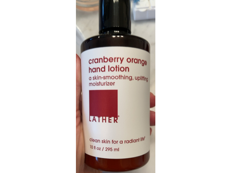Lather Hand Lotion, Cranberry Orange, 10 fl oz/295 mL