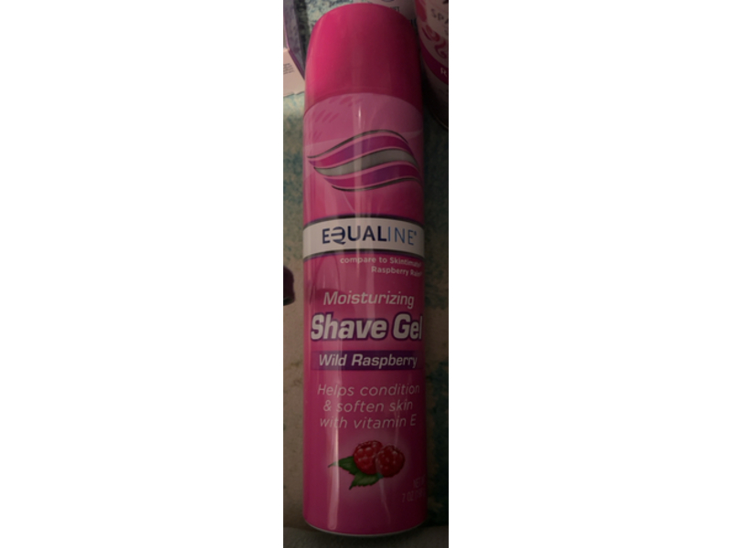 Equaline Moisturizing Shave Gel, Wild Raspberry, 7 oz/198 g