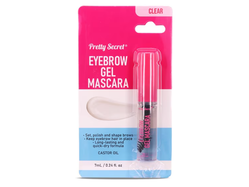 Pretty Secret Eyebrow Gel Mascara, Clear, 0.24 fl oz/7 mL