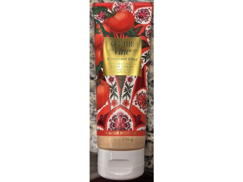 Bath & Body Works Ultimate Hydration Body Cream, Off the Vine, 8 oz/226 g