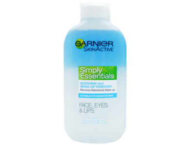 Garnier Skin Active Simple Essentials Soothing 2 In 1 Make-Up Remover, 200 mL