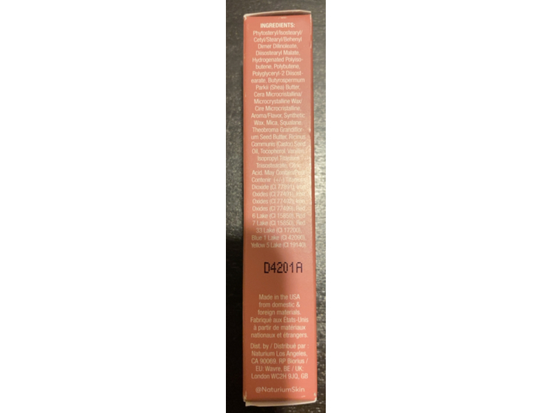 Naturium Phyto-Glow Lip Balm, Petal, 0.34 fl oz/10 mL