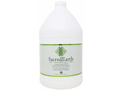 Sacred Earth Botanicals Organic Massage Oil Blend, 128 fl oz/3.78 L